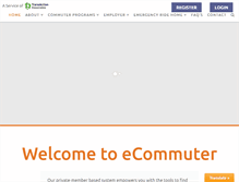 Tablet Screenshot of ecommuter.org